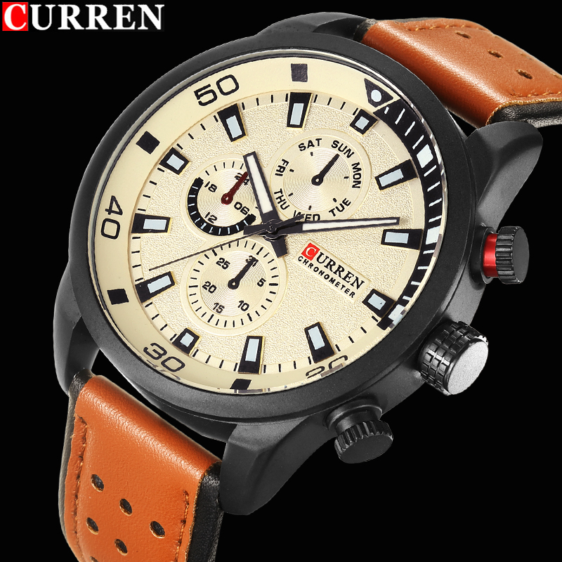 2017 CURREN Stylish Watch Men  - Smartwatch Watches For Men Brands 评论和价格