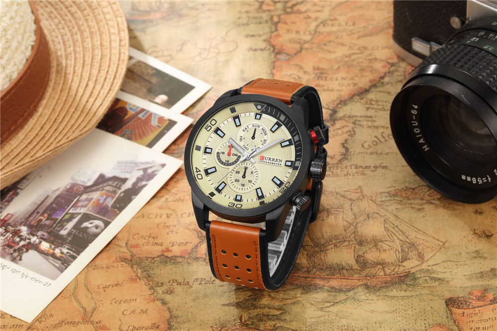 2017 CURREN Stylish Watch Men  - Smartwatch Watches For Men Brands 评论和价格