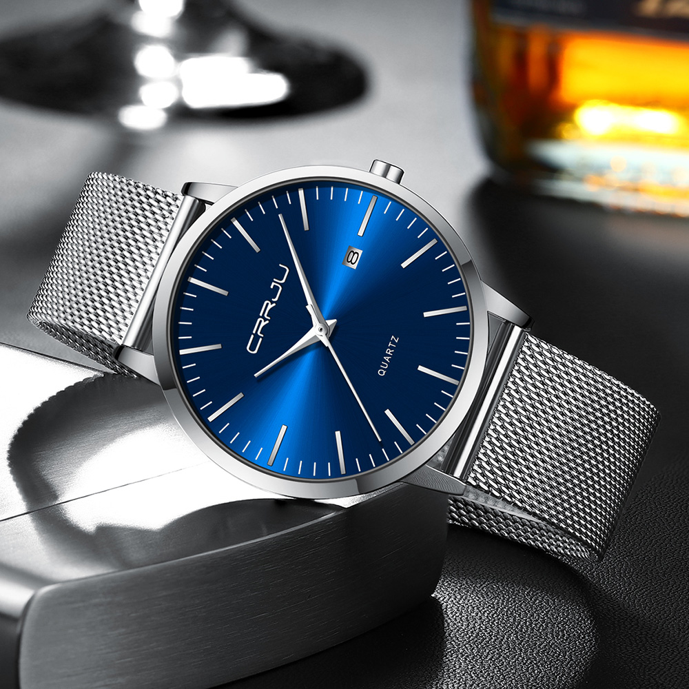 CRRJU New Fashion Mens Watches - Smartwatch Watches For Men Brands 评论和价格
