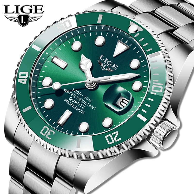 LIGE Top Brand Luxury Fashion  - Smartwatch Watches For Men Brands 评论和价格