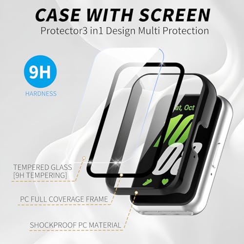 Glass+Case For Samsung Galaxy  - Smartwatch Samsung Watches For Women 评论和价格