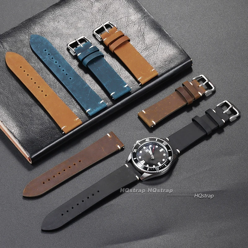 Handmade Leather Watchband 18m - Seiko Watches Smartwatch 评论和价格