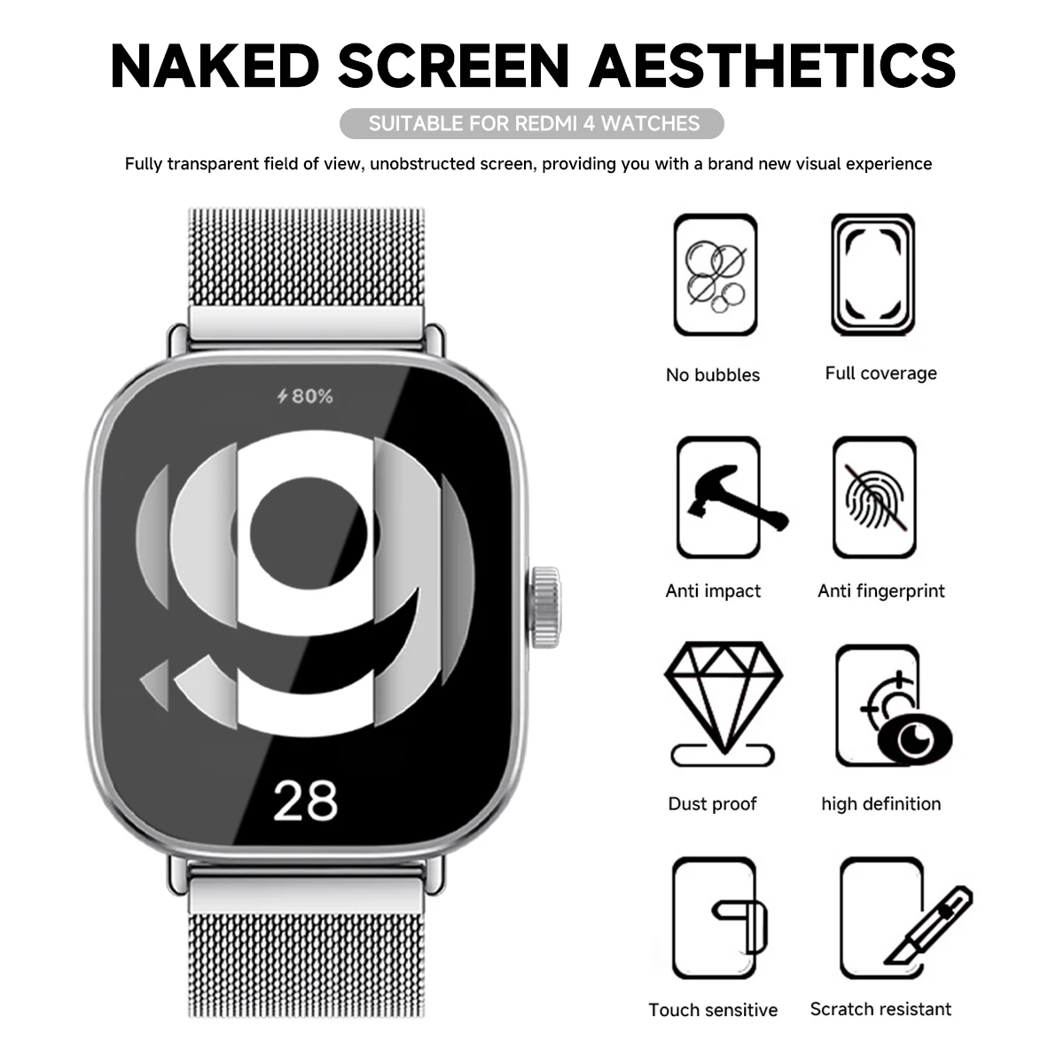 Tempered Glass for Xiaomi Redm - Smartwatch Redmi Watches 评论和价格