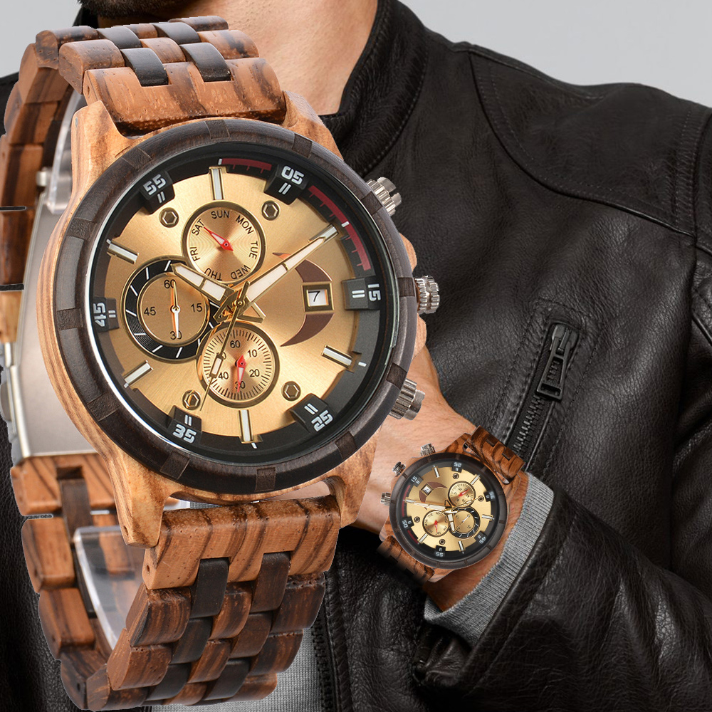 Man's Watches Wooden Watch Str - Smartwatch Watches For Men Brands 评论和价格