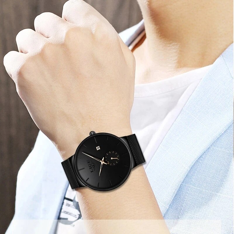 LIGE Fashion Mens Watches Top  - Smartwatch Watches For Men Brands 评论和价格