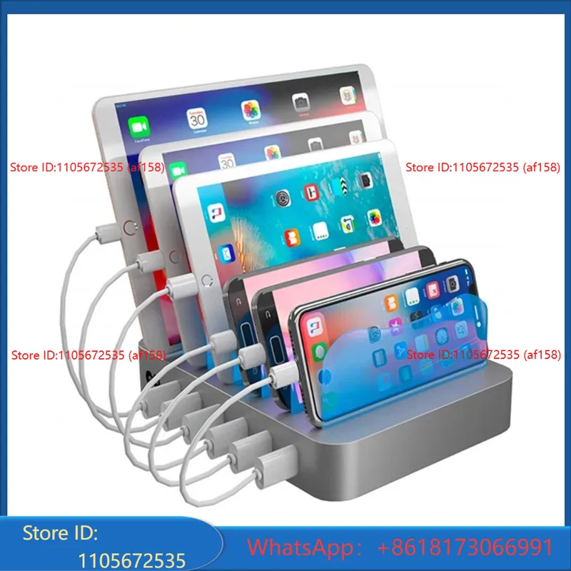 6USB desktop phone holder, sma - Smartwatch I Watches 评论和价格