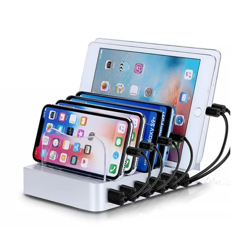 6USB desktop phone holder, sma - Smartwatch I Watches 评论和价格