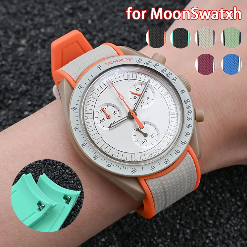 New Silicone Strap for Omega X - Omega Watch Speedmaster 评论和价格
