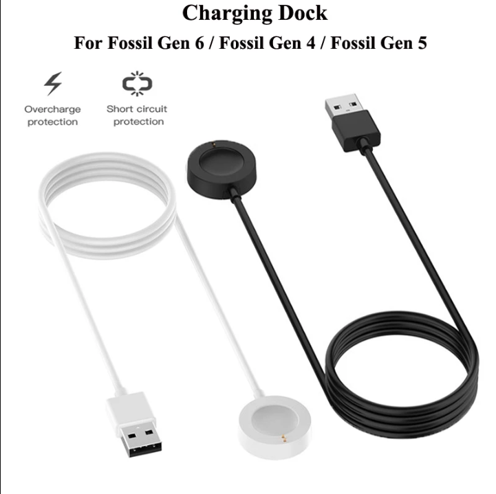 1M USB Magnetic Fast Charge Ch - Fossil Watches Smartwatch Charger 评论和价格