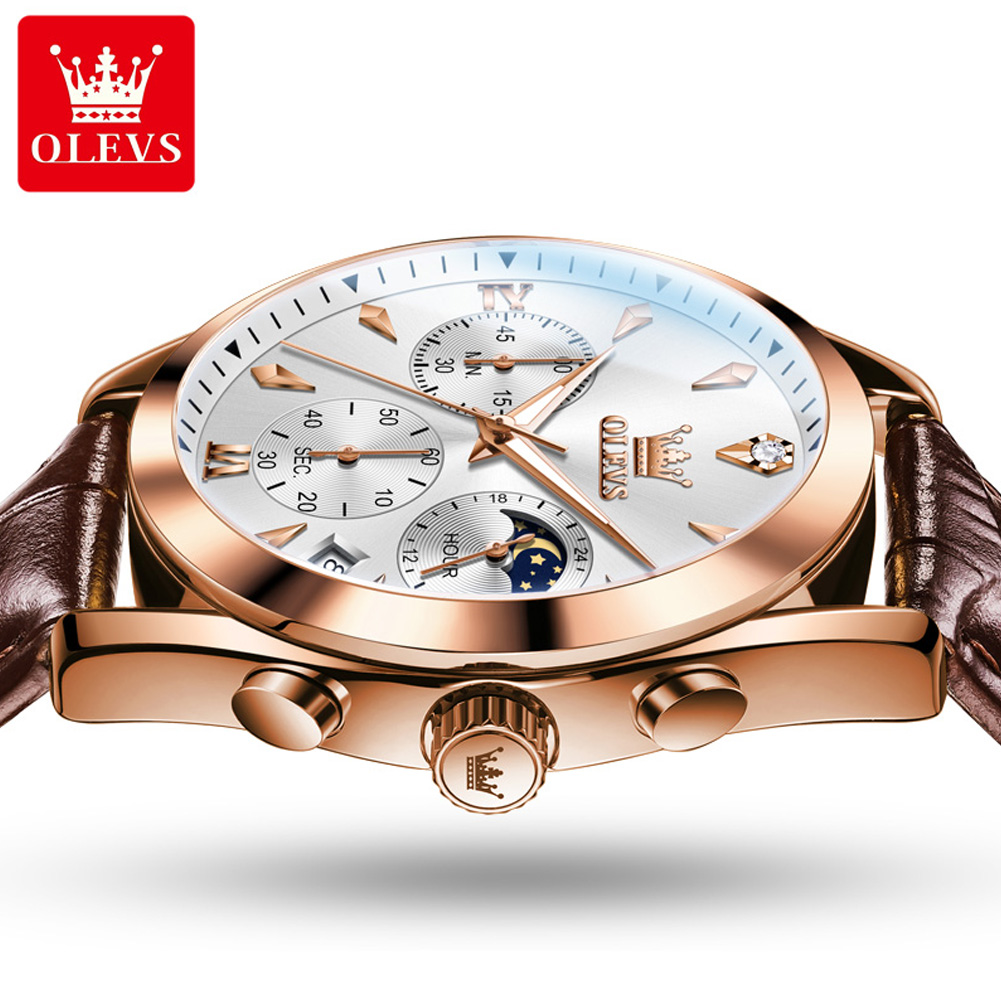 OLEVS Brand New Fashion Quartz - Smartwatch Watches For Men Brands 评论和价格